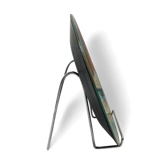 MADONNA and CHILD Glass Plate Signed in 2007 by Daria Hulak-Kulchytsky 10.6" - Picture 7 of 12